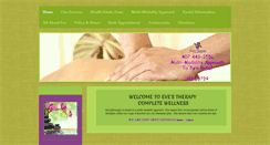 Desktop Screenshot of evestherapy.com